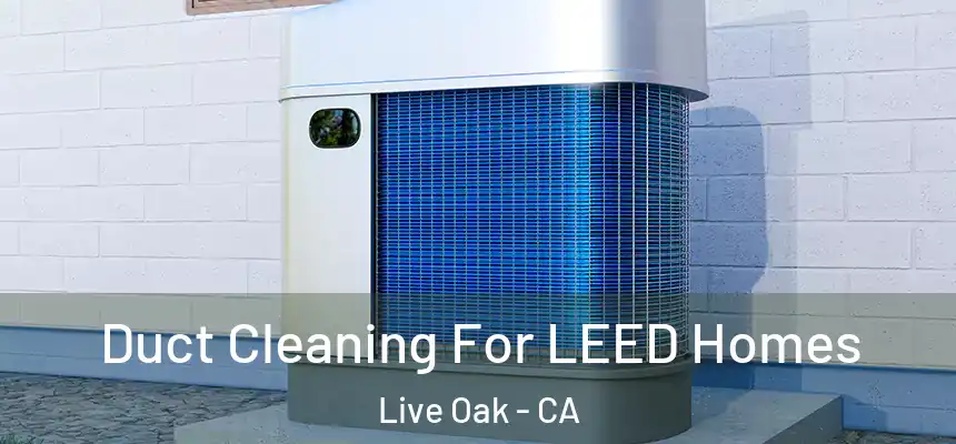 Duct Cleaning For LEED Homes Live Oak - CA